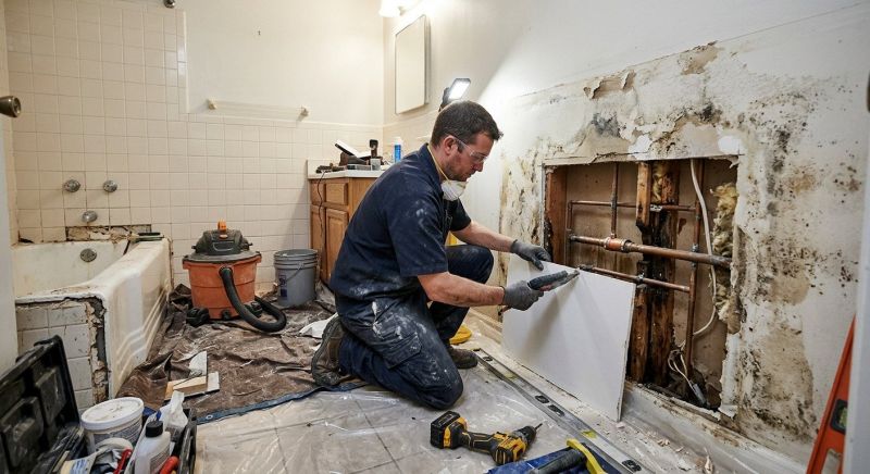 Bathroom Floor Replacement in Katy, TX